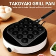 thumbnail image 3 of 16 Holes Takoyaki Grill Pan Baking Tray Baking, 3 of 6