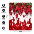 thumbnail image 4 of Balems 180*180Cm 3D Rose Printing Shower Curtain Romantic Shower Curtain Home Bathroom Products, 4 of 12