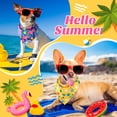 thumbnail image 2 of Bandanas para perros Chunful Summer Hawaiian, 50 unidades, poliéster, 2 of 7