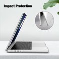 thumbnail image 4 of Fintie Case for MacBook Pro 14 Inch A3434 A3112 A3185 A3401 A2992 A2918 A2779 A2442 (2021-2025) (M5/M4/M3/M2/M1 Pro/Max Chip) with Touch ID - Protective Snap On Hard Shell, Crystal Clear, 4 of 10