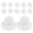 White, variant on WEUVEB 12-Pack Reusable Silicone Bottle Stoppers for Salt, Pepper Shakers, Glass Bottles, and Kitchen Containers