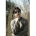 thumbnail image 4 of retro oval metal frame sunglasses - for women men classic round UV400 protection small glasses shades outdoor, 4 of 5