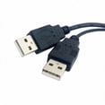 thumbnail image 6 of Xiwai Cable USB 2.0 Female A to Dual A Male Extra Power Data Y Extension Cable for 2.5" Mobile Hard Disk, 6 of 7