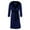 02 Blue, variant on zttd men's winter lengthened plush shawl bathrobe home clothes long sleeved robe coat