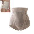 thumbnail image 2 of Baqcunre High-Waist Power Corseted Seamless Women's Panties Liquid Belly Lift Pants Butt Lifting Shapewear Shapewear Tummy Control Tummy Control Underwear Womens Underwear,Coffee,L, 2 of 9