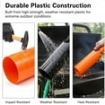 thumbnail image 4 of Blower Attachment, Blower Attachment - Instantly Boosts Airflow, Leaf Blower Extension for Gutters, Yard, Lawn, and Driveway,Enhances Air Speed & Power for Faster Lawn (Orange+Black), 4 of 8