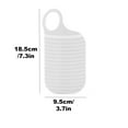 thumbnail image 2 of hengsof 1pc, Portable Non Slip Washboard Plastic Hand Washing Board Underwear Washboard Mini Laundry Wash Board Clothes Washing Tool For Home Household, 2 of 5