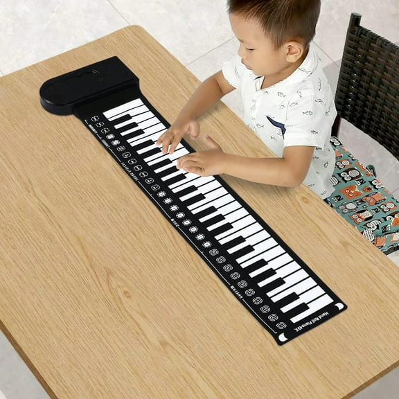 GOOHOCHY 49 Keys Portable Foldable Electronic Digital Piano Keyboard