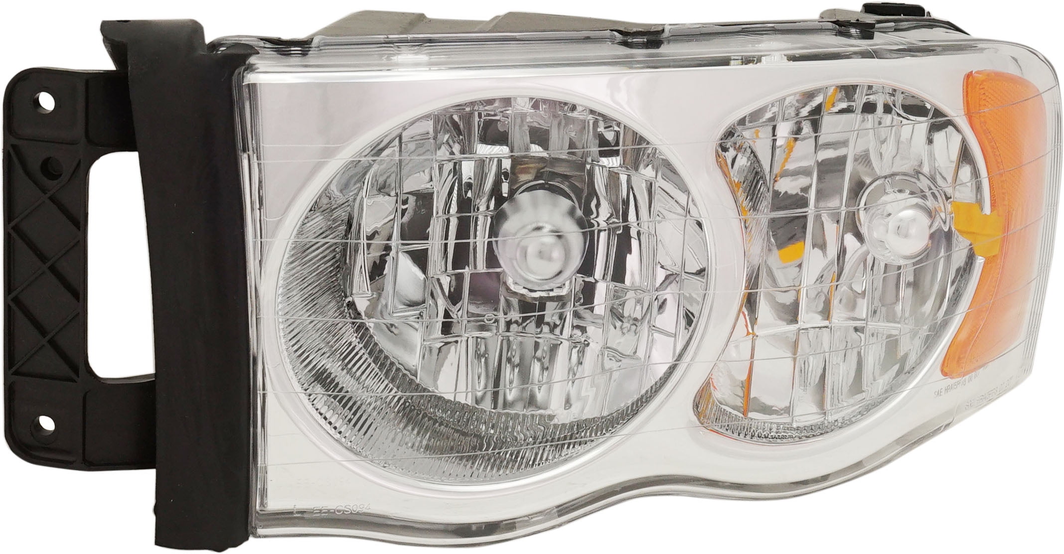 Headlight Compatible With 2003-2005 Dodge Ram 3500 2500 Left Driver Halogen With bulb(s)