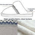 thumbnail image 2 of BERANMEY Slippers for Women Scuff Memory Foam Fuzzy Faux Fur House Slippers Bedroom Non-slip Warm Fluffy Plush Womens Slippers Unisex Slip on Anti-Skid Sole Slides, 2 of 8