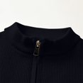 thumbnail image 5 of UQJfacai Boys Cardigan Sweater Full Zip Up Sweatshirt Long Sleeve School Uniform Kids Stand Collar Fall Jacket Winter Clothes 9M-9T, 5 of 6