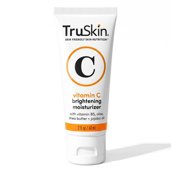 TruSkin Vitamin C Brightening Moisturizer For Face – With Vitamin C, Vitamin B5, Vitamin E, Jojoba Oil, Aloe Vera – Anti Aging, Wrinkle Cream, 2 fl oz