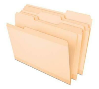 1/3 Cut Tabs Letter Size Reinforced File Folders Poly Reinforced Edges Extra Durable Manila 24 Per Pack 