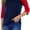Navy/Dark Red, variant on ToBeInStyle Women's Classic Two Color Cotton Baseball T-Shirts