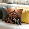 thumbnail image 3 of BANET Christmas , Christmas Double Sided Throw Sofa Cushion Cover 22x22in, 3 of 5