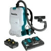 Makita XCV17PG 18V X2 (36V) LXT Brushless Lithium-Ion 1.6 Gallon Cordless HEPA Filter Backpack Dry Vaccum Kit with 2 Batteries (6 Ah)