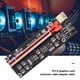 thumbnail image 2 of VER009Splus Tarjeta adaptadora PCI Express Riser PCIe 1X a 16X SATA 15P a 6P, 2 of 9