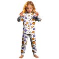 thumbnail image 5 of KPOPLK Kids Halloween Ghost Print Pajamas Outfit Girls Sleepwear Sets Kids Pjs Clothes,Size 4-5 Years, 5 of 9