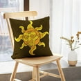 thumbnail image 5 of LALILO Throw Pillow Covers Sun With Face Sun Aztec Moon Art Bright Cushion Cover 18" x 18", 2 Pack, 5 of 6