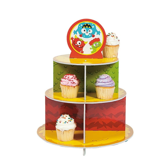 Mini Monster Cupcake Holder - Party Supplies - 1 Piece