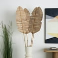 thumbnail image 2 of 79" Palm Tree Tall Woven Leaf Stick Bamboo Wood Natural Foliage Bamboo Bouquet, by DecMode (4 Count), 2 of 9