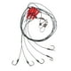 thumbnail image 2 of Line String Hook Size 5 # -13 # Fish Hooks Aparejos De Pesca 5 Swivel String Fish Hooks Set Fishing Wire Rig 5 Cola Aparejo de pesca de mar, 2 of 8