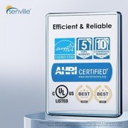 Senville 28000 BTU Mini Split Air Conditioner & Heat Pump Tri-Zone White