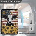 thumbnail image 5 of Yuyamidu Cow RV Door Shade Window Cover American Falg RV Door Window UV Protection Cover Sunflower Side Door Window Shade Cover Camper Door Windows Sunshade, 5 of 7