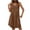 A01_Coffee, variant on Yghzkop Womens Cotton Linen Dresses Sleeveless Round Neck Shift Dress Pleated Summer Solid Color Casual Breathable Dress Vacation Everyday Wear Midi Dress