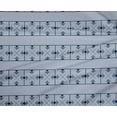 thumbnail image 5 of oneOone Polyester Lycra Navy Blue Fabric Triangle Geometric Craft Projects Decor Fabric Printed By The Yard 56 Inch Wide, 5 of 5