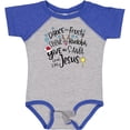 thumbnail image 3 of Inktastic Dance Like Frosty, Shine Like Rudolph, Give Like Santa Boys or Girls Baby Bodysuit, 3 of 5