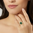 thumbnail image 2 of Ross-Simons 3.80 Carat Emerald Ring With Diamonds in 10kt Yellow Gold, Women's, Adult, 2 of 6