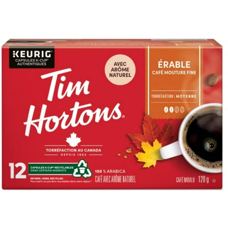 Tim hortons k cup french vanilla top