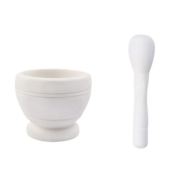 BMYJ Manual Mortar and Pestle PP Pestle & Mortar Set Spice Grinder Garlic Herb Spice Mixing Grinder Mortar and Pestle Grinder Pill Grinder Kitchen Bowl Smashing Tools