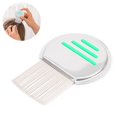 thumbnail image 1 of （Green）Stainless Steel Lice Comb, Metal Nit Comb, Safely Removes Lice, 1 of 5