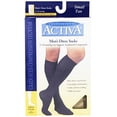 thumbnail image 2 of Activa H2501 Therapeutic Mens Ribbed Dress Socks 15-20 mmHg - Size & Color- Tan Small, 2 of 3