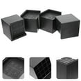 NUOLUX 4pcs Square Furniture Risers Rubber Bed Risers Table Chair