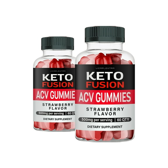 (2 Pack) Keto Fusion Gummies - Keto Fusion ACV Gummies