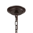thumbnail image 4 of Elk Home 12-Inch Wide Natural Rope Pendant, Oil Rubbed Bronze, 4 of 5