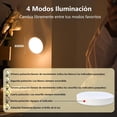 thumbnail image 4 of Luz Nocturna Led KIWOP Luz Blanca 6000k & Cálida 3000k con Sensor de Movimiento Recargable Usb Diseñ, 4 of 7