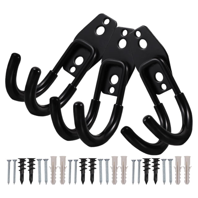 BESTYASH 3Ud Organizador De Manguera Exterior Negro De Inoxidable Y Resistente