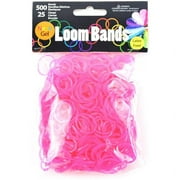 Gel Loom Bands 500/pkg W/25 Clasps-rose Red
