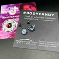 thumbnail image 2 of Body Candy 14G Stainless Steel Belly Ring Piercing Blue Butterfly Flowers Navel Ring 2Pc Belly Button Ring Set, 2 of 8