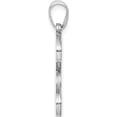 thumbnail image 2 of 14K White Gold 14Kw Laser-Cut High Polished Letter B Initial Pendant (25.41 X 18.28) Made In United States -Jewelry By Sweet Pea, 2 of 4