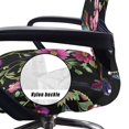 thumbnail image 5 of POLERO Floral and Hummingbird Elastic Cloth Computer Office Chair Covers with Stretch, Anti Wear All-in-One High Back Chair Slipcover for Workspace Home, 5 of 7