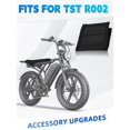 thumbnail image 2 of Funda para asiento de bicicleta eléctrica TST R002 Silutrcn, PVC negro, 2 of 6