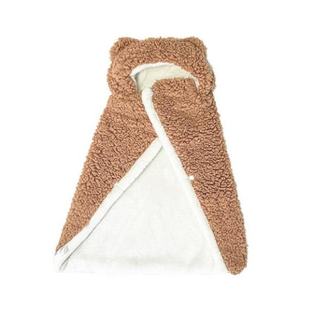JGJJUGN Pet Cape Blanket for Dogs and Cats Wearable Fleece Robe Cozy Warm Sleeping Blanket with Hood Non-Slip Design Perfect for Winter Relaxation