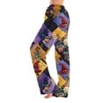 thumbnail image 2 of Zydvens Women Halloween Pajama Pants Wide Leg Lounge Wear with Pockets Soft Elastic Waist Drawstring Sleepwear Bottoms Plaid Pumpkin Fall Harvest Costume Cosplay Gift S-3XL, 2 of 7