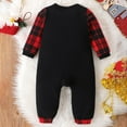 thumbnail image 6 of yocbz Baby Boy Christmas Jumpsuit Infant Baby Boys Girls First Christmas Outfit Xmas Romper Elf Santa Clothes Black,Size for 6-9 Months, 6 of 9