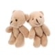 thumbnail image 3 of 2 mini osos de peluche para casa de muñecas, juguetes de peluche realistas, lindos llaveros de oso suave para niños, manualidades de cumpleaños, bodas, regalos de fiesta de Navidad, 3 of 8